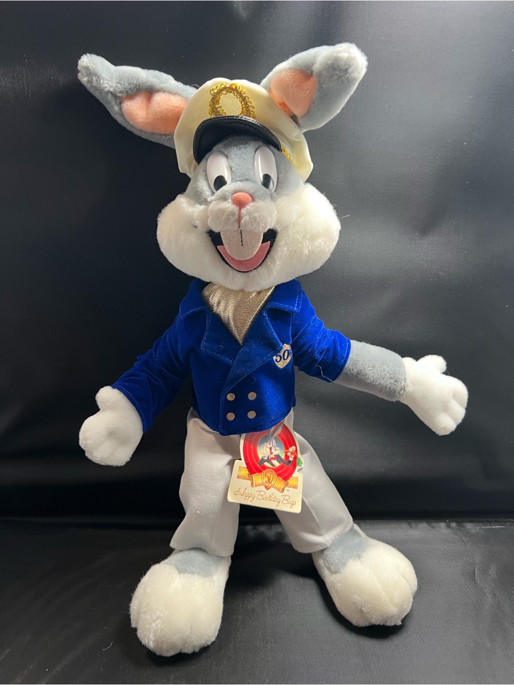 Bugs Bunny 50th Birthday Limited Edition Plush by The 24K Company – Vintage 1990